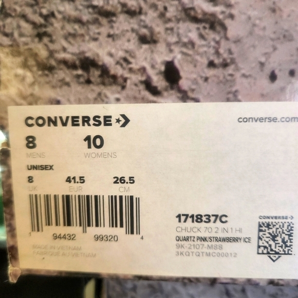 New Converse Chuck 70 2 in 1 x Feng Chen Wang 171837C - Picture 10 of 11